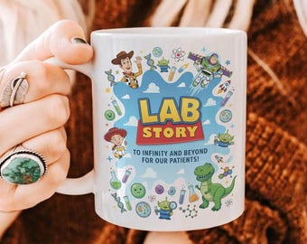 Lab Team Mug, Lab Assistant Mug, Lab Week Toy Story 2026 Mug, Lab Story Mug, Lab Week Mug, Phlebotomist Mug, Lab Team Mug, Toy Story Mug