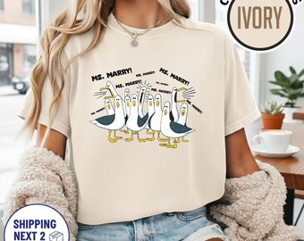 Custom Seagulls Teacher Name Shirt, Funny Teacher Tee, Teacher Appreciation Gift, Personalized Funny Teacher Disneyland Nemo Inspired Shirt