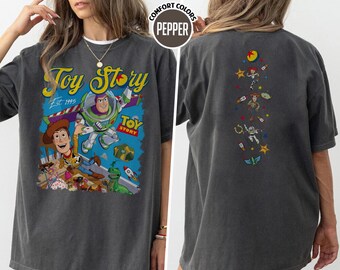 Toy Story 5 Movie Shirt, Lilypad Buzz Lightyear Woody Jessie Toy Story Land You've Got a Friend In Me Family Matching Disneyland Shirt
