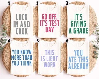 You Got This Teacher Shirt, Preppy Coquette Striped Test Day Tee, Group Exam Tee, Motivational School Testing, Checkered Shirt for Teachers.