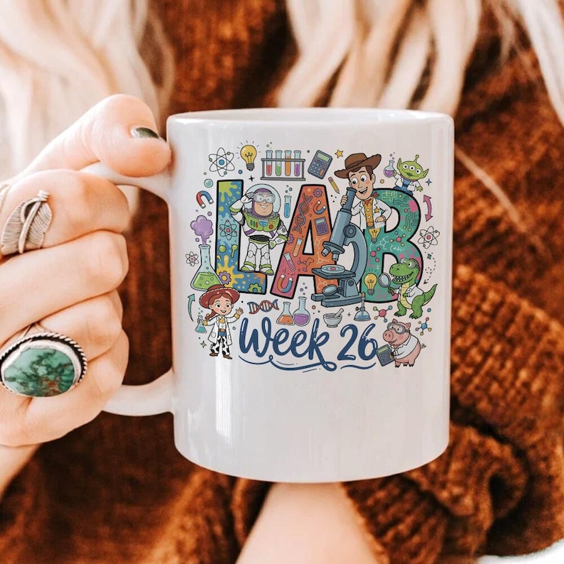Lab Assistant Mug, Lab Story Mug, Lab Week Toy Story 2026 Mug, Lab Week Mug, Lab Team Mug, Phlebotomist Mug, Lab Team Mug, Toy Story Mug immagine 1