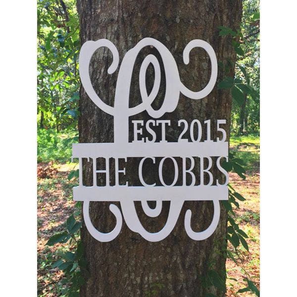 Custom Personalized Door Hanger Wedding Gift Home Decor