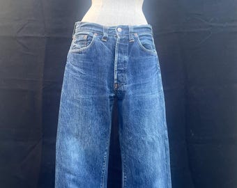 Levi’s vintage con hebilla trasera 201 XX Big E 555 Hecho en EE. UU. 501 Reproducción Selvedge 1990s 90s