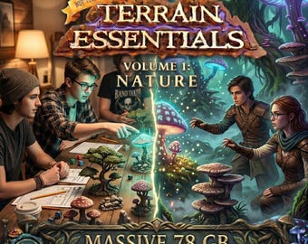 3D Printable Nature Terrain STL Bundle: 78 GB Tabletop Scenery (Digital Download)