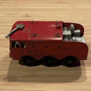 Vintage 1960s Matchbox Lesney No. 63 Foamite Crash Tender - Missing Parts