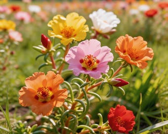 Semillas de verdolaga (50 unidades) / Planta comestible de fácil cultivo para cubrir el suelo