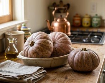 Paquete de 50 semillas de calabaza / Semillas de hortalizas tradicionales para la cosecha de otoño