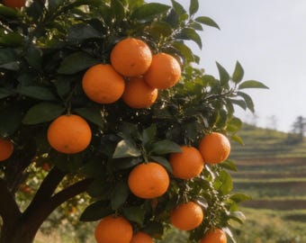 Semillas de mandarina (50 unidades) / Árbol frutal de fácil cultivo para patio y maceta
