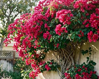 Semillas de buganvilla de colores variados (50 unidades) / Trepadora vibrante para decoración de pérgolas y jardines