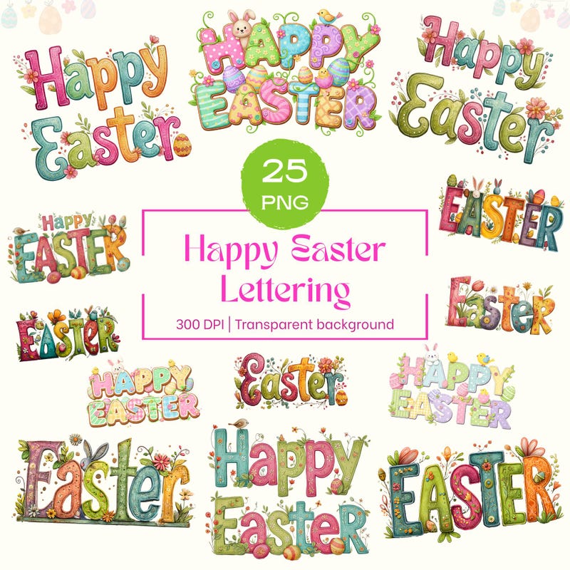 Easter Bunnies Floral - Etsy UK