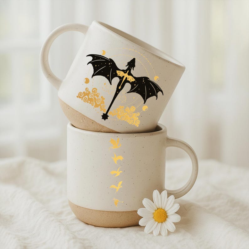 Fourth Wing Mug, Basgiath War College Coffee Mug, Violet Sorrengail, Bookish Gift, Xaden Riorson, Gifts For Readers, Fantasy Book Dragon Cup image 16