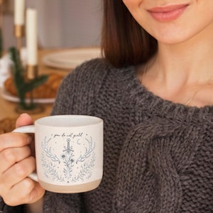 Tazza "Non cedi", tazza in ceramica "Trono di vetro", tazza "TOG", regalo libresco per lettori, stampa di Aelin Galathynius, tazza per lettori fantasy