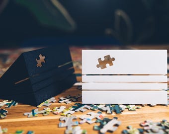 Adjustable Puzzle Box Stand (3 Angles) | 3D Printed Puzzle Helper | Fits Any Puzzle Lid | Jigsaw Accessory | Gift for Puzzle Lovers