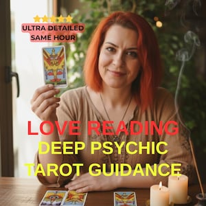 Same Hour Love Reading, Love Psychic Reading, Relationship Reading, Tarot Reading Love PDF, In Depth Love Guidance, Telepathy Reading
