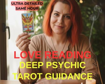 Same Hour Love Reading, Love Psychic Reading, Relationship Reading, Tarot Reading Love PDF, In Depth Love Guidance, Telepathy Reading
