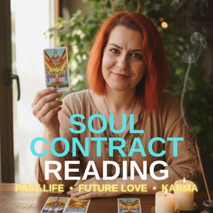 Soul Contract Psychic Reading | Past Life & Karma | Future Love Insight | Personalized Medium PDF