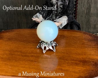 Your Choice Polished Stone Orb for Dollhouse Miniature Halloween Crystal Ball or Garden Gazing Ball