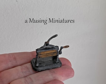 Miniature Fluter for 1:12 Scale Antique Dollhouse Seamstress or Milliner