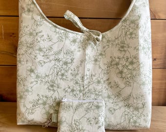 Bolso de hombro bohemio con monedero a juego