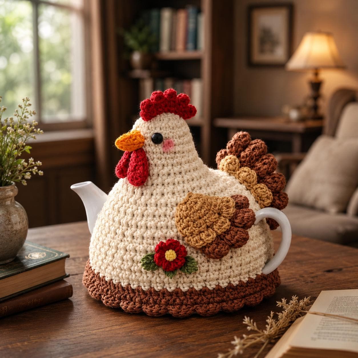 11 Tea Cozy Crochet Patterns for Teapots, Gifts, and Kitchen Decor 9 Crochet Hen Tea Cozy