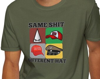 Same Shit Different Hat T-Shirt |unny Anti Trump Political Shirt Political Protest Gift Resist Abolish ICE Protest Tee, Human Rights