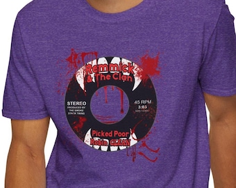 Sinners Shirt Bloody Vinyl Vintage Record T-Shirt horror