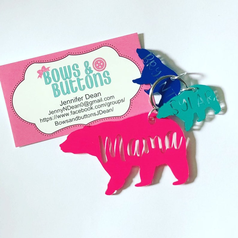 Download Mama Bear keychain | Etsy