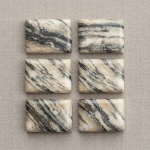 Zebra Jasper Rectangle Gemstone – Natural AAA Grade Calibrated Cabochon Jewelry Making.