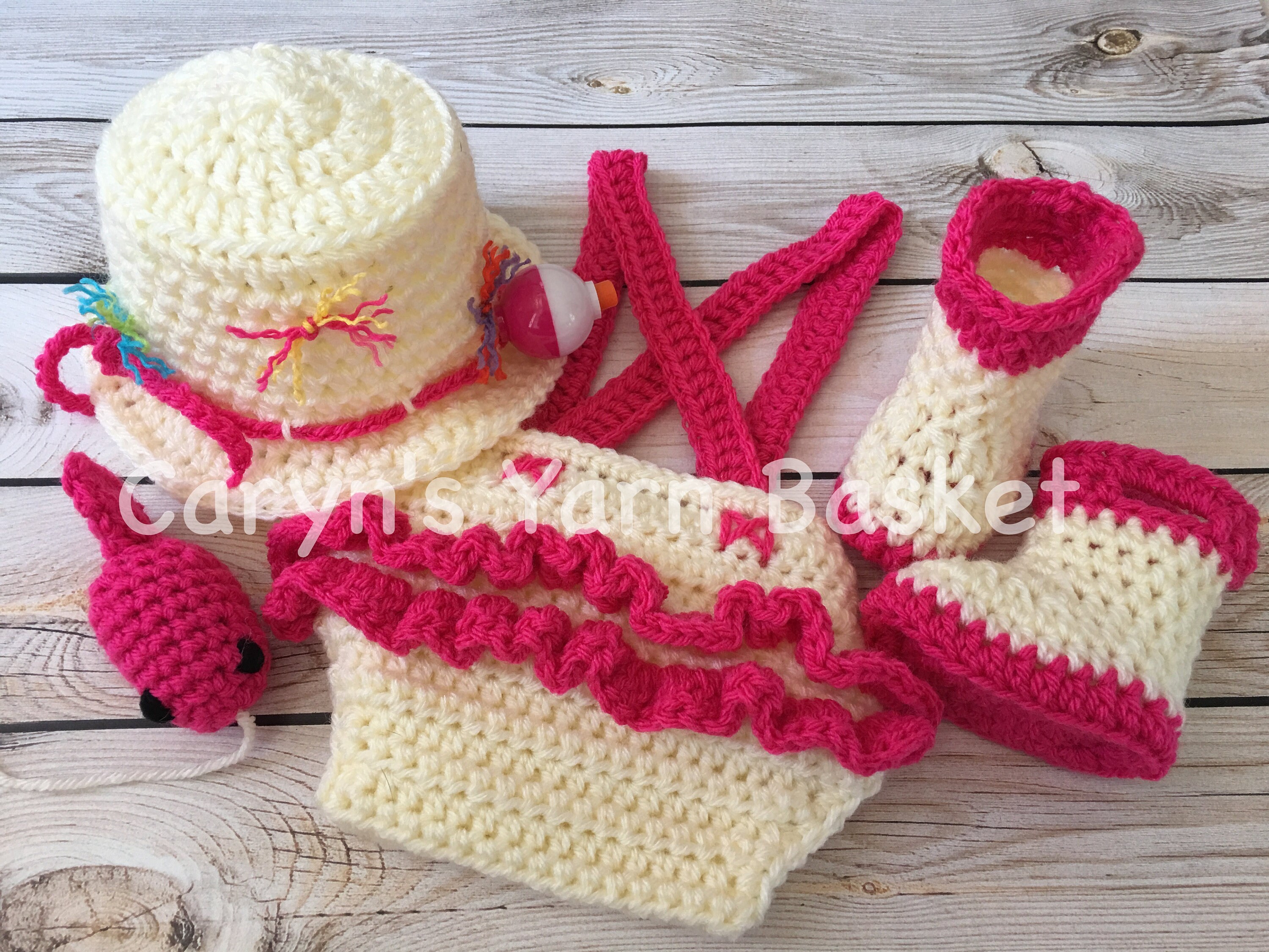 Crochet Tutorials Fish Hat Fishing Hat crochet pattern Crochet pattern