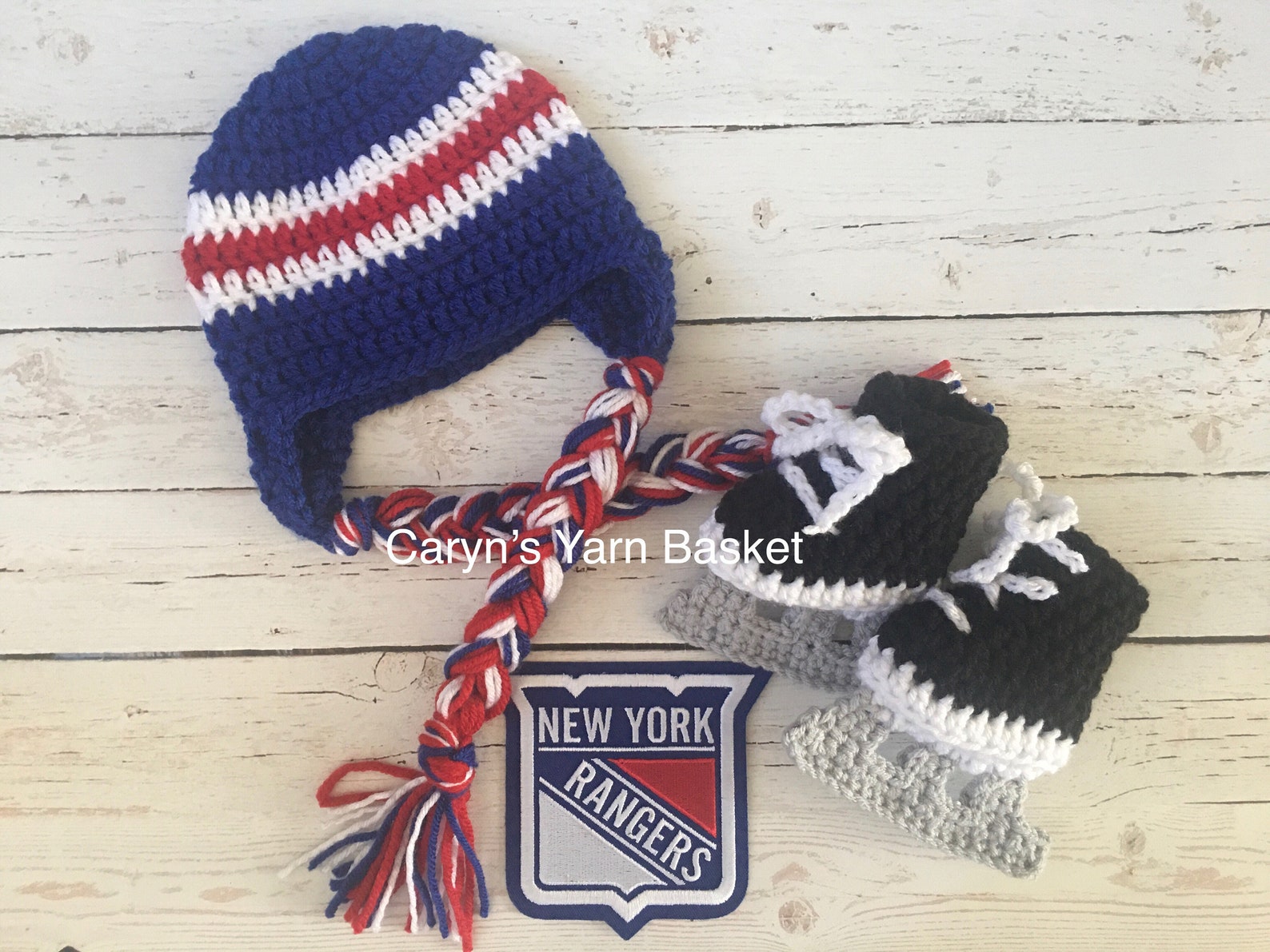 Baby NY Rangers Hockey Crochet Photo Prop Outfit NB 03M Etsy