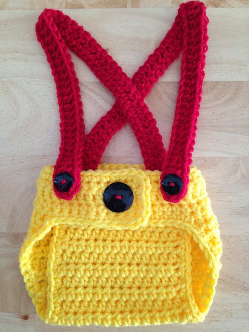 Baby Firefighter Fireman Hat Outfit 4 pc Crochet Diaper Cover Etsy