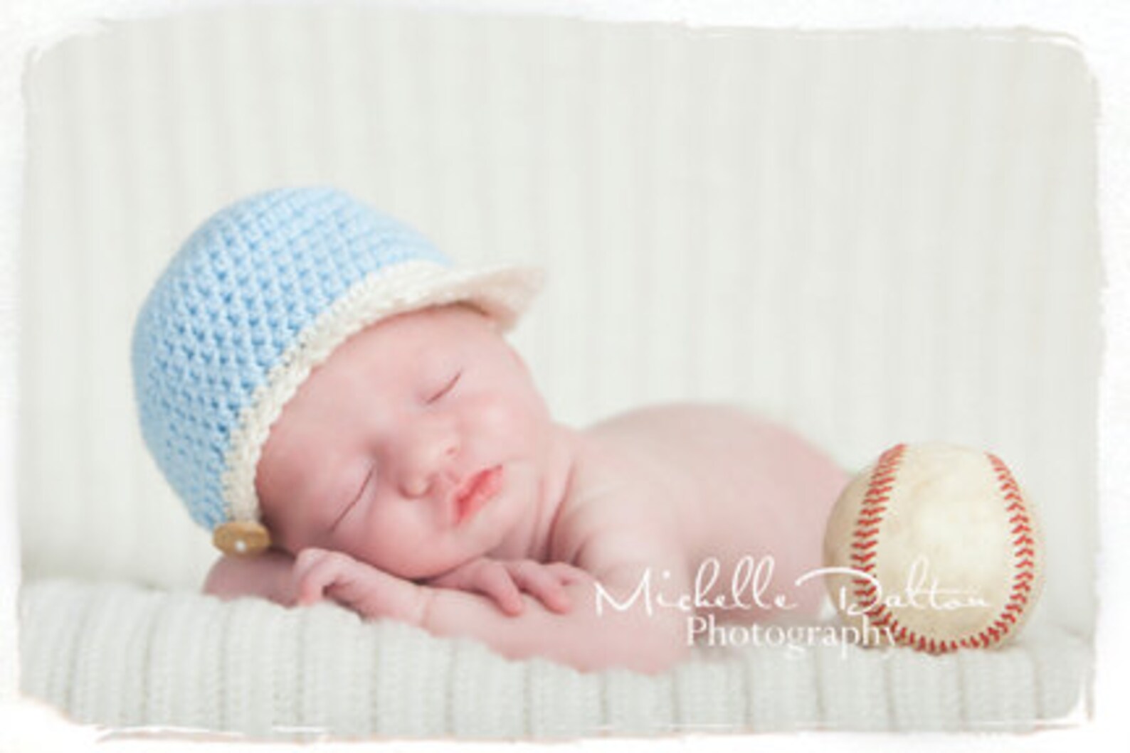 CROCHET PATTERN Baby Baseball Cap W/bill Newborn 03 M 36 Etsy