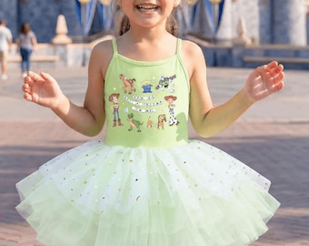 Toy Story-kjolklänning för flicka, Woody Buzz-födelsedagsoutfit, blå Disney-kjolklänning för småbarn, Toy Story Land-outfit, Disney-resa-outfit för flicka