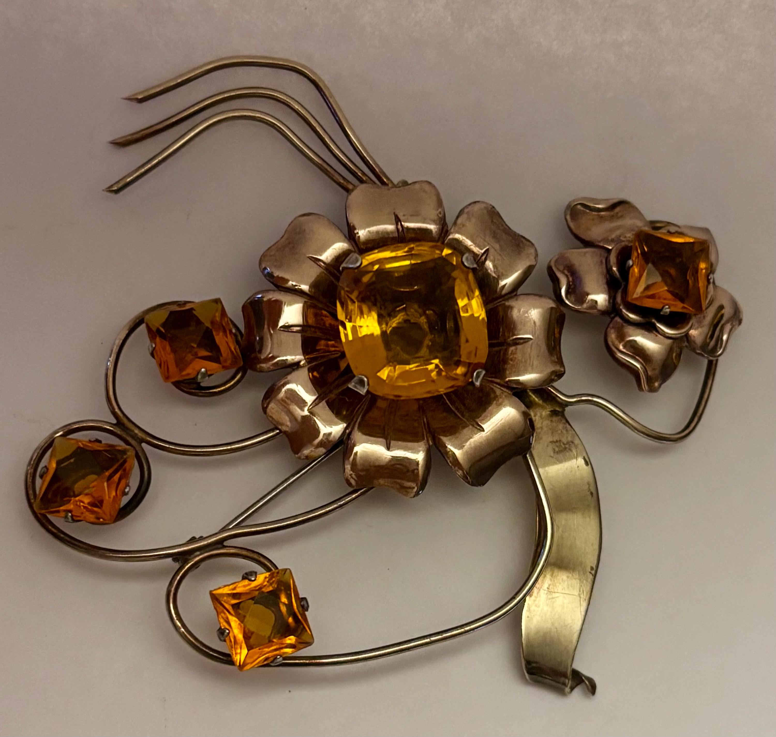 Vintage 10 K Brooch - Etsy