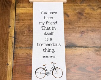 You have been my friend | Canvas Banner