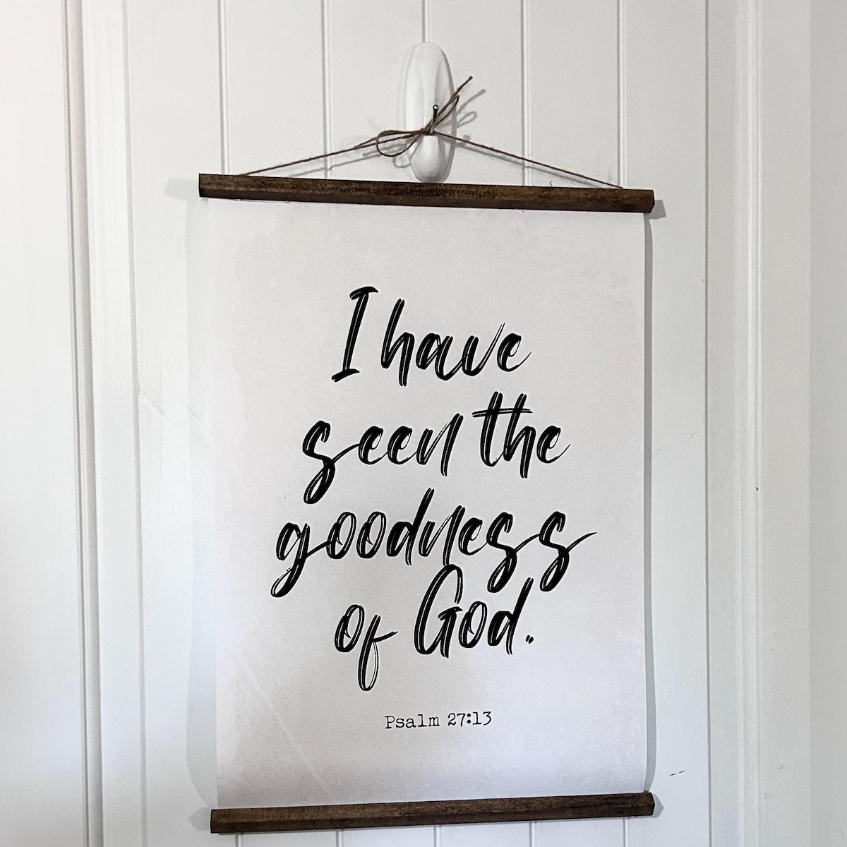 Canvas Banner | Psalm 27:13 | I Have Seen the Goodness of God |wall Hanging |bible Verse | Christian Art | Scripture | Literary Quote Banner - Etsy