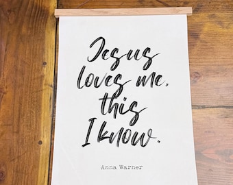 Canvas Banner | Jesus Loves Me