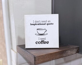 Coffee Mini Wood Sign