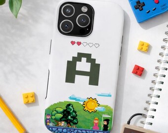 Cartoon Phone Case | Personalized Pixel Anime Tough Cover iPhone 17 16 15 14 13 12 11 Pro Max Plus  Samsung Galaxy S24 S23 S22
