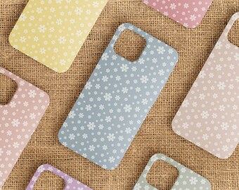 Lavender Daisy Flower Tough Phone Case | Gift for Girlfriend | Personalized Floral iPhone Samsung Protection