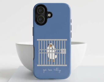 One Silly Goose Phone Case | Tough Magnetic Cases | Something Blue
