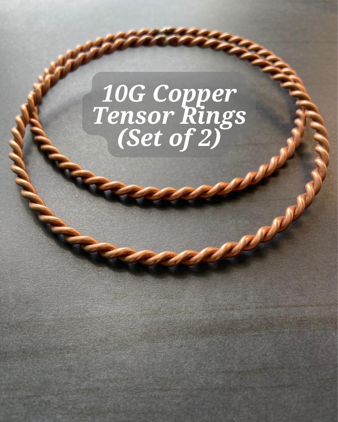 Copper Tensor Rings • Mother's Day Gift • EMF Protection • Meditation ...