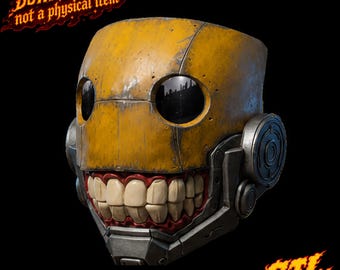 Lächeln Gesichtsmaske STL-Datei | Tragbare Horror Cosplay Maske