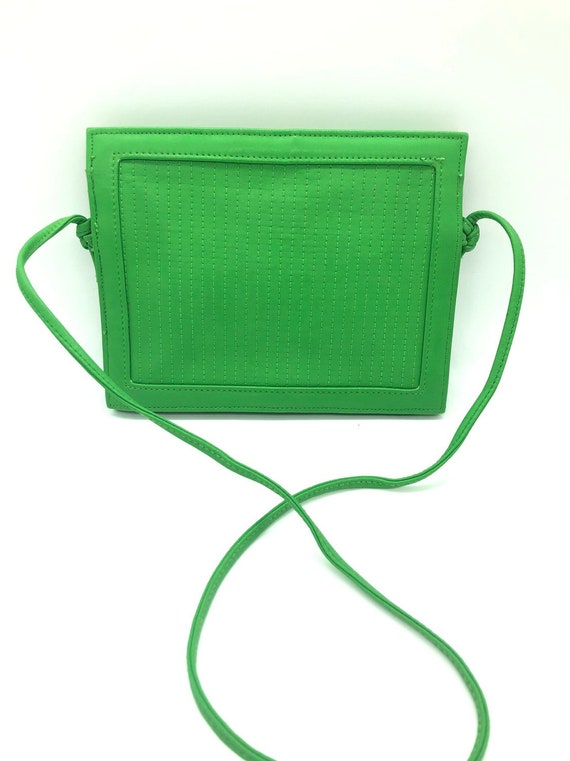 Vintage Lime Green Markay Bag