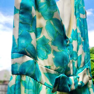 Vintage 60s Lee Claire Maxi Dress image 2