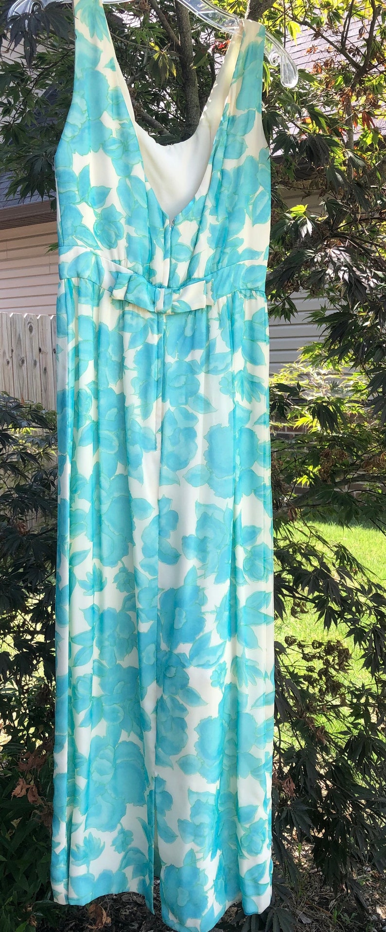 Vintage 60s Lee Claire Maxi Dress image 5