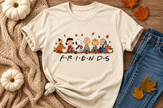 Fall Friends Dog Shirt, Autumn Graphic Tee, Pumpkin Patch T-Shirt, Thanksgiving Shirt, Cozy Fall Gift, Family Shirt, Puppy Lover Sweatshirt