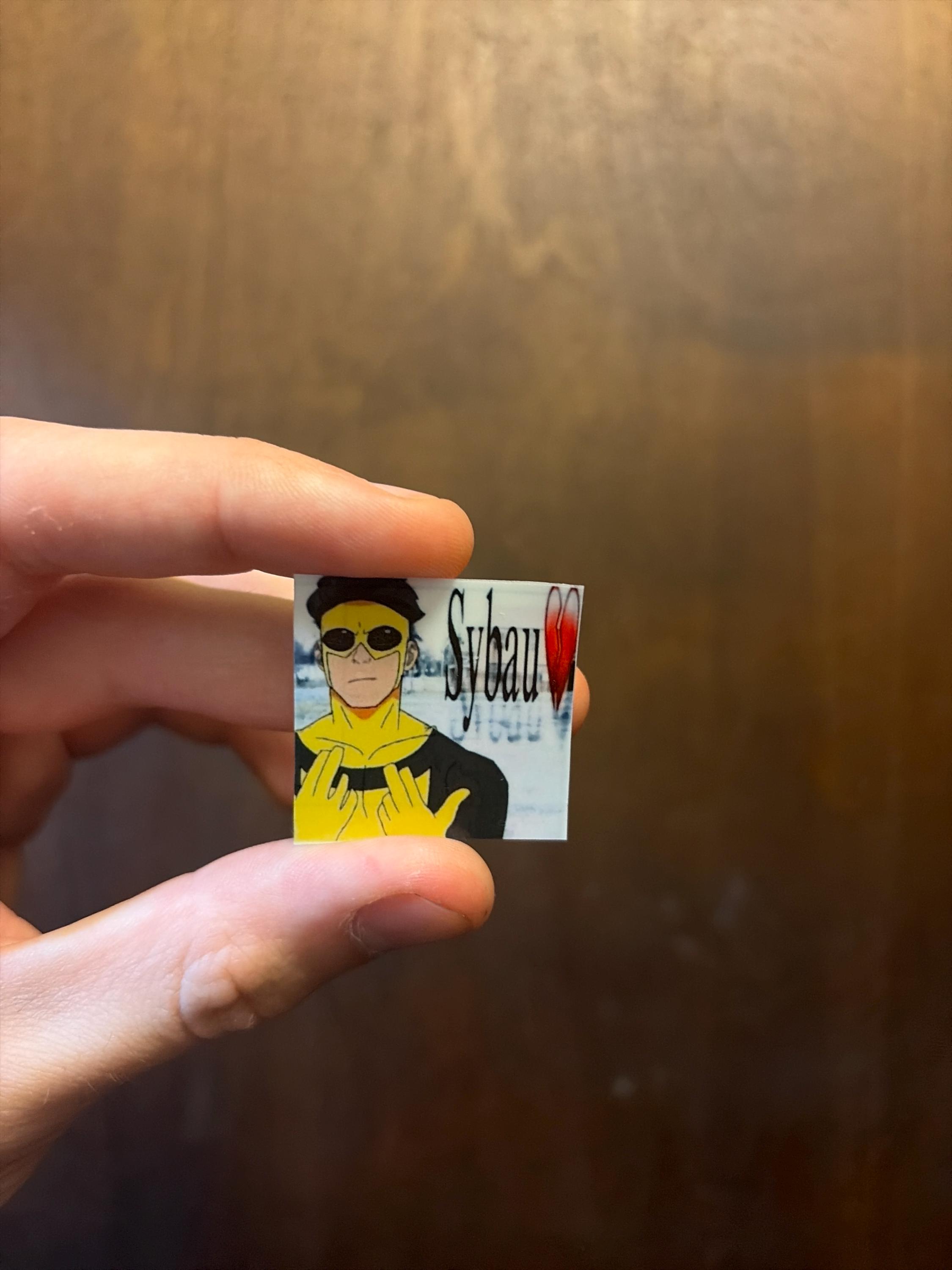 CUSTOM Invincible Photo Stickers: Personalized Decals - Etsy