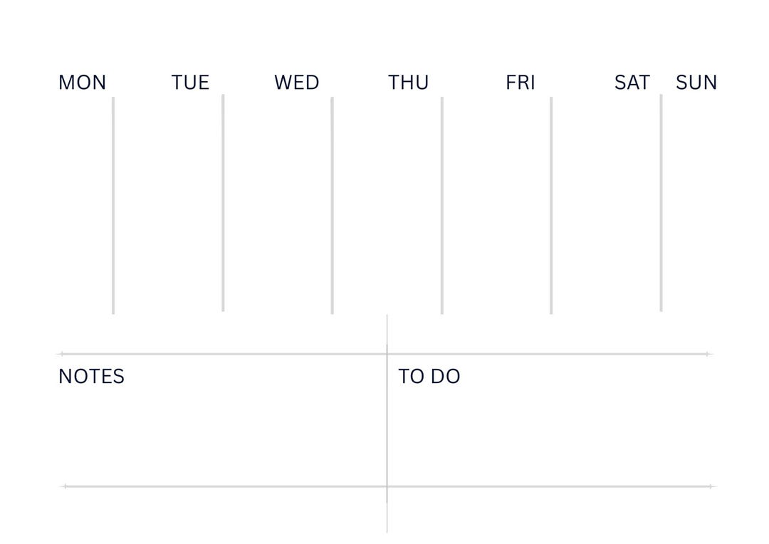 Minimalist Weekly Planner Printable | Undated Weekly Planner | A4 & US ...