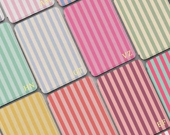 Striped Pastel Kindle Protective Cover for Paperwhite 11th 12th, Kindle 11th 6”, Colorsoft 2024, Kobo, Detachable Magnetic Back